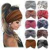 Bohemian Wide Yoga Sports Headbands for Women, Elastic Workout Hairbands & Fitness Hair Accessories
