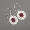 Pink Rubellite Gemstone Jewelry, 925 Sterling Silver Earrings, Handmade Gorgeous Jewelry, Designer Earrings Gift For Women