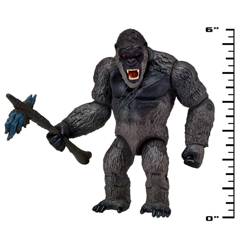 PlayMates Godzilla vs. Kong 6-Inch Basic Kong Battle Axe Figure