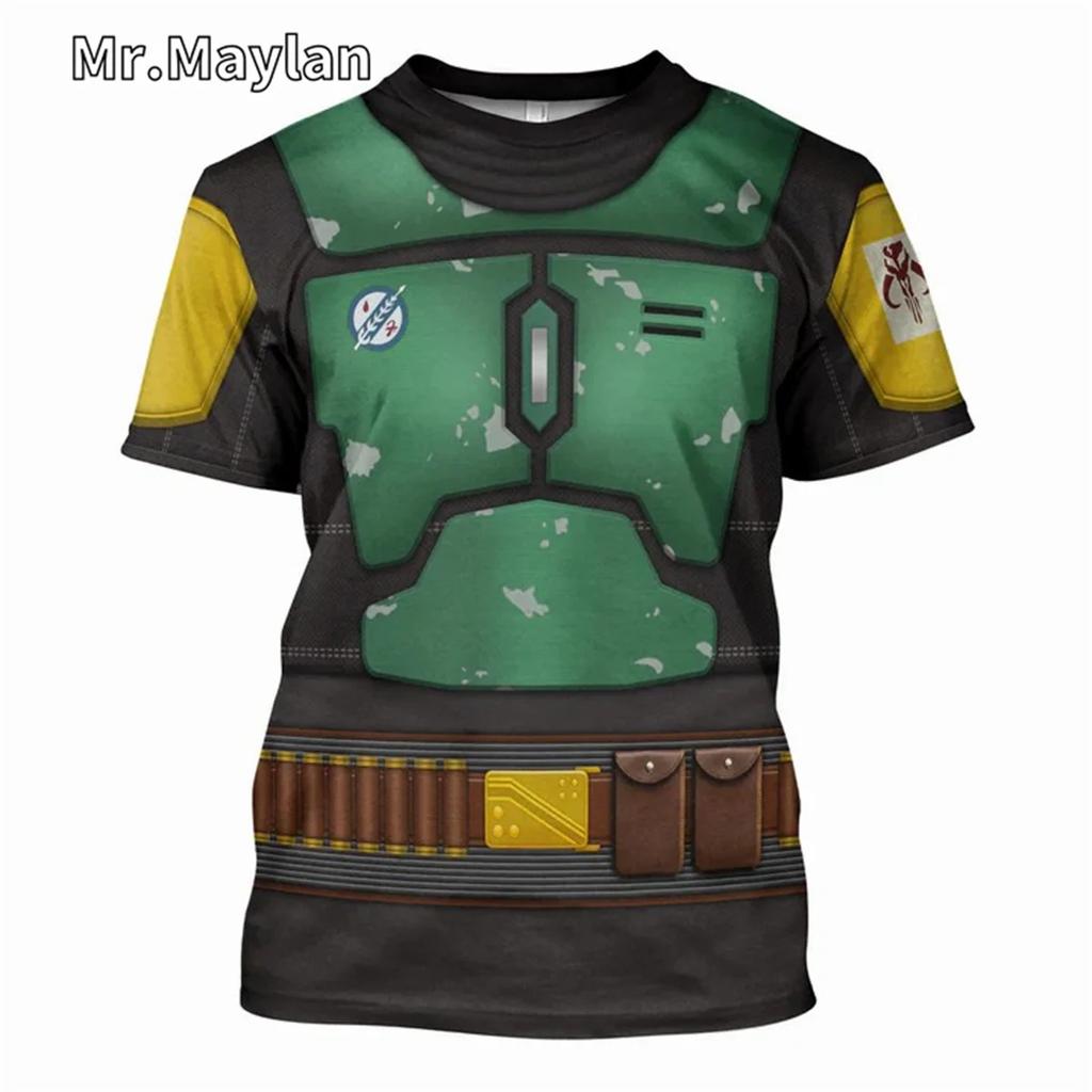 Darth Vader Cosplay Kostüm T-Shirt 3D Vollständig bedruckt Herren T-Shirt Neue Mode Kurzarm