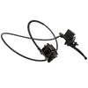 Linker hinterer Lenker 150cm Hebel Hydraulische Scheibenbremse 158mm Passend für ATV Elektro-Quad Go-Kart Buggy Roller Teile
