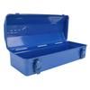 Blue Toolbox Metal Structure High Load Bearing Portable Tool Storage Organizer for Workshop Garage Car Job Site 410