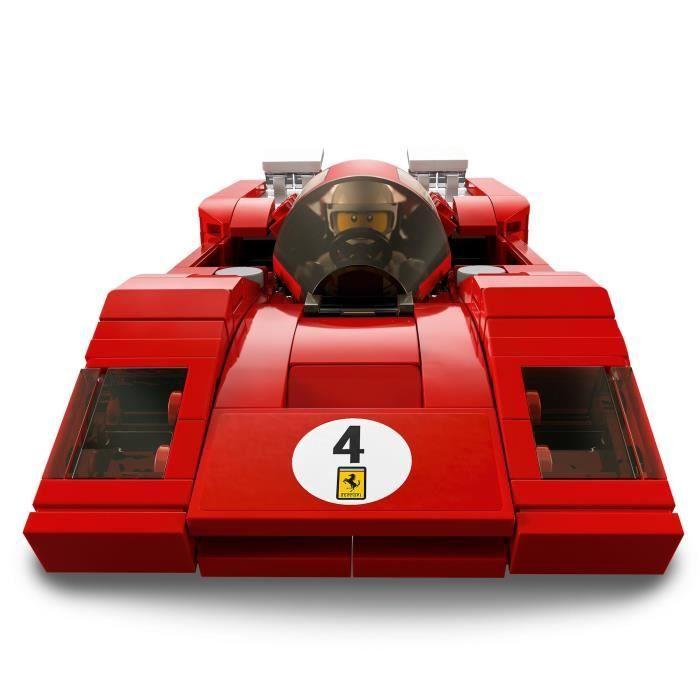 Lego® 76906 speed champions 1970 ferrari 512 m modèle réduit de voiture de course, jouet de construction pour enfants