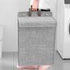 Dirty Laundry Basket Foldable Household Clothes Storage Basket Waterproof Home Organization Storage Supplies Hanging Organizer