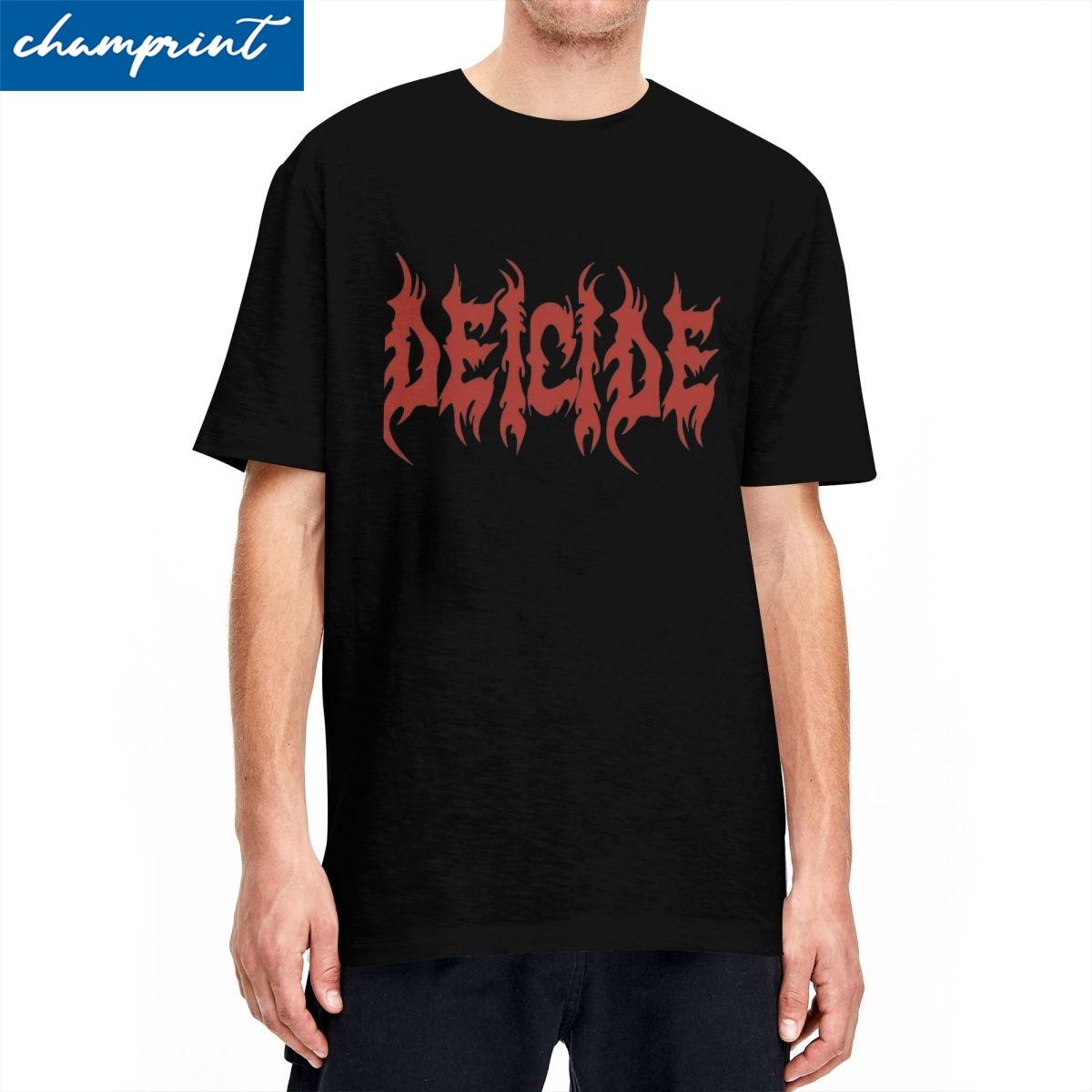 

Obituary Deicide Music Band T Shirts for Men Women Pure Cotton Unique T-Shirts Crew Neck Death Metal Tee Shirt Short Sleeve T... S