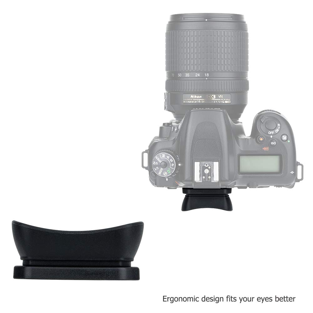 Nikon D3300 Compatible with and Eyepieces D780, D750, D610, D600, D7500, D7200, D7100, D7000, D5600, D5200, D5100, D5000, D3500, D3400, Eyecups,