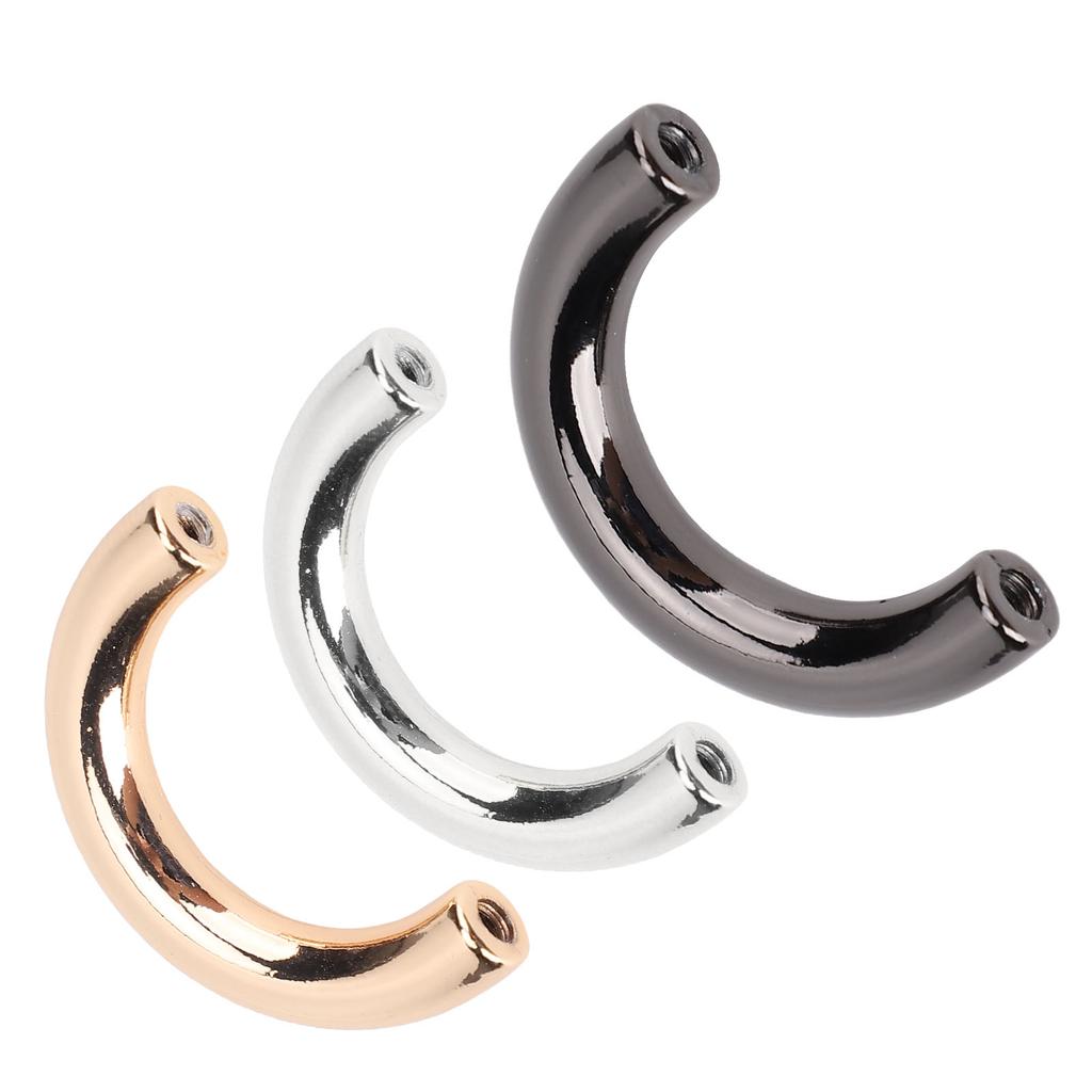 20 Set U-Ringe Metallbogenbrücke Tasche Handtasche Aufhängungsverschluss Kette Riemenverbinder Schnallen Leder