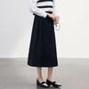 JOY SPEAKER Women's 2025 Autumn Slim-Fit High-Waist Mid-Length Skirt