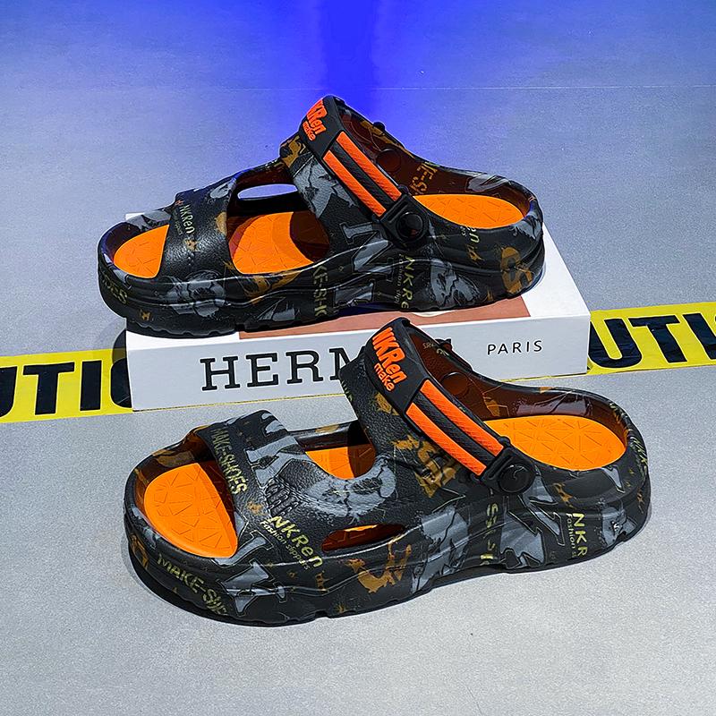 New Summer Men Sandals Slippers Indoor Shoes Beach Casual Slippers Soft Sole Platform Slides Men EVA Flip-flops Couple Sandals