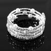 Jewelry Fashion Multi-layer Pearl Diamond Winding Spiral Bracelet Bridal Pearl Bracelet