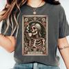 Comfort Colors Coffee Tarot Card Shirt: Unisex Coffee Lover Tee