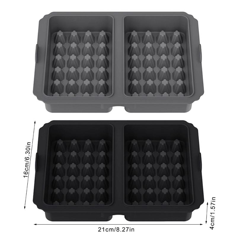Air Fryers Compatible Waffle Pan Silicone Bakeware with Small Handle Oven Safe Waffle Molds Suitable for Easy Removal