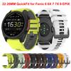 22mm 26mm Armband für Garmin Fenix 8 47mm 51mm Sport Original Silikon-Armband für Garmin Fenix 7X 7 Pro 6X 6 Pro 5X 5 Epix Band