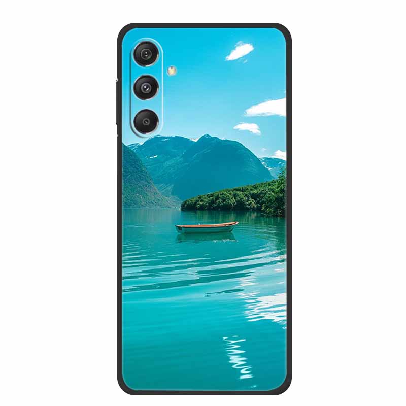 Funda For Samsung A17 Back Cover Case Fashion Black Silicone TPU Soft Phone Case For Samsung Galaxy A17 2025 Case A 17 Coque Bag