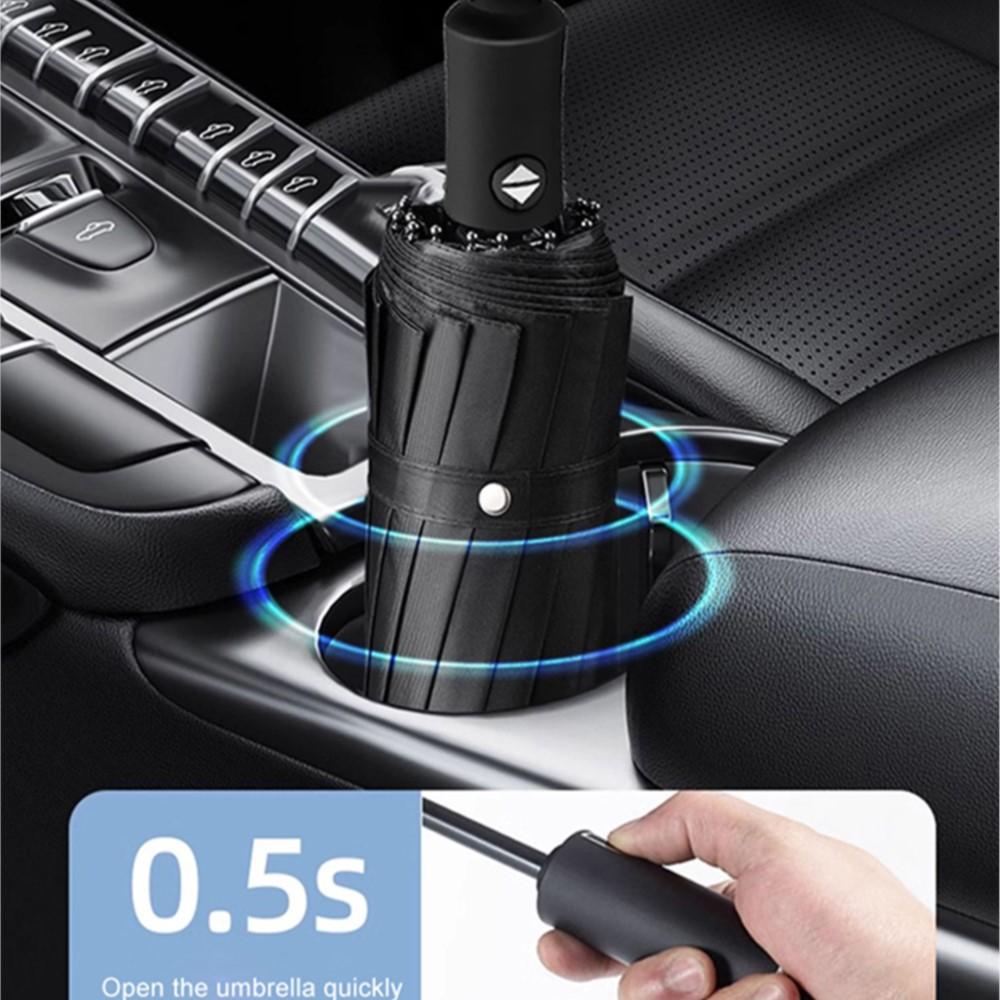 12Bone Car Automatic Folding Windproof Sunshade Umbrella Accessories For Mitsubishi Asx Lancer L200 Pajero Sport Attrage Eclipse