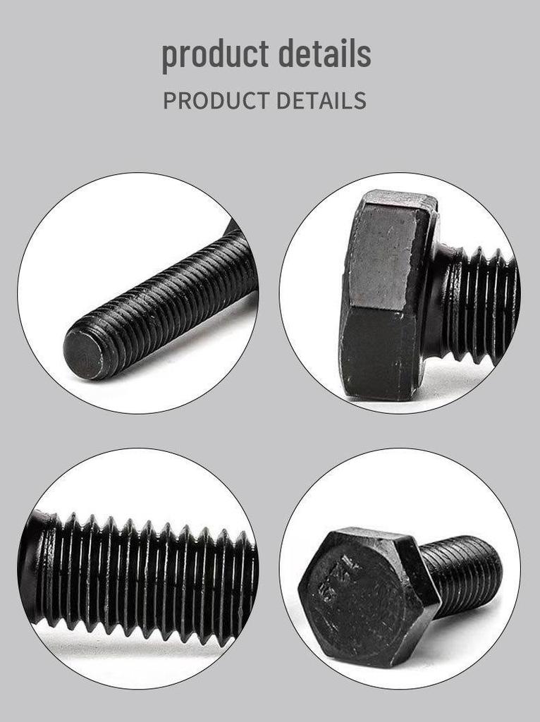 High Strength Class 12.9 Hex Bolt Set: M4-M16 Sizes