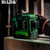 POZIOMICA LASEROWA SAMOPOZIOMUJĄCA HILDA 3D LASER KRZYŻOWY + STATYW 160 cm
