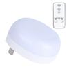 Remote Control Night Light Brightness Adjustable Smart LED Plug In Nightlight for Bedroom Hallway