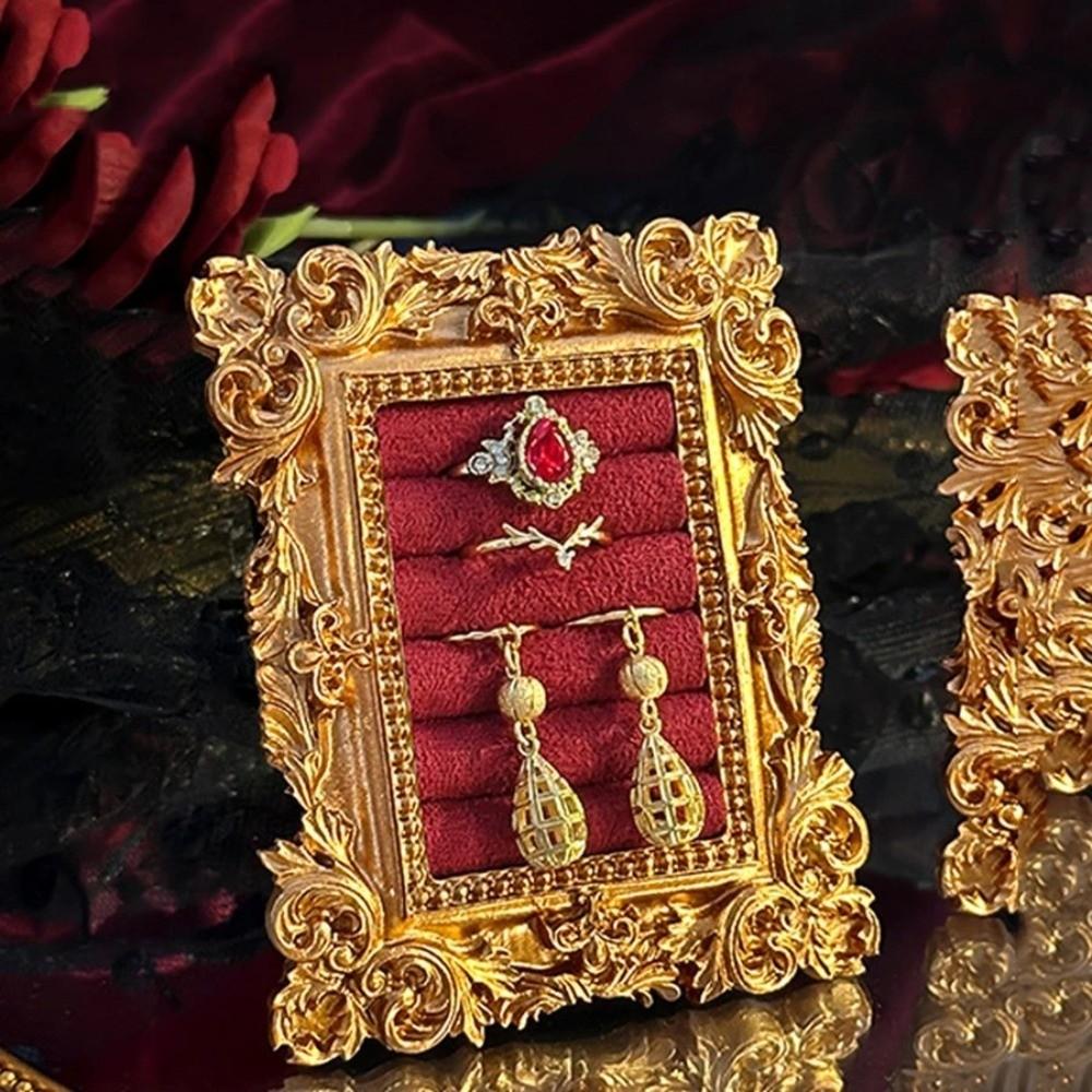 Fotoram Smyckesställ Hartsfotoram Ringfat Fotovisning Artikel Rekvisita