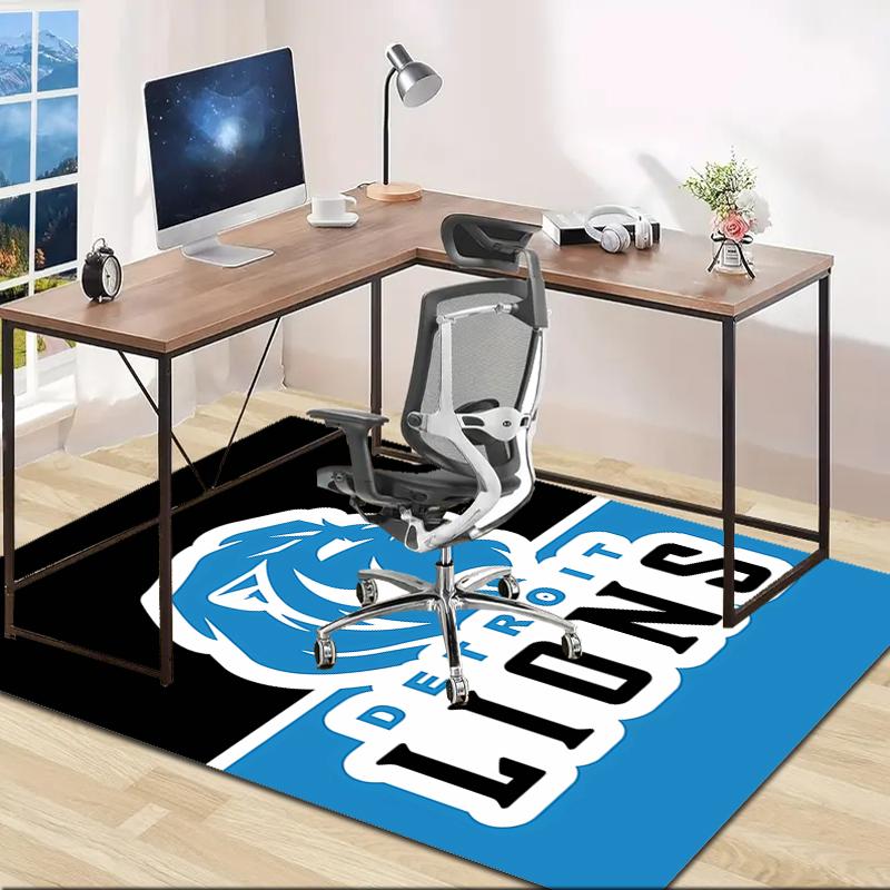 1pc Football Team Design Area Rug - Non-Slip, Soft & Cozy Floor Mat for Living Room, Bedroom, Office - Indoor/Outdoor Decorative Carpet