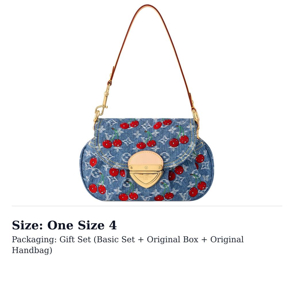 LOUIS VUITTON X Takashi Murakami Cherry Sunset Denim Monogram M13680