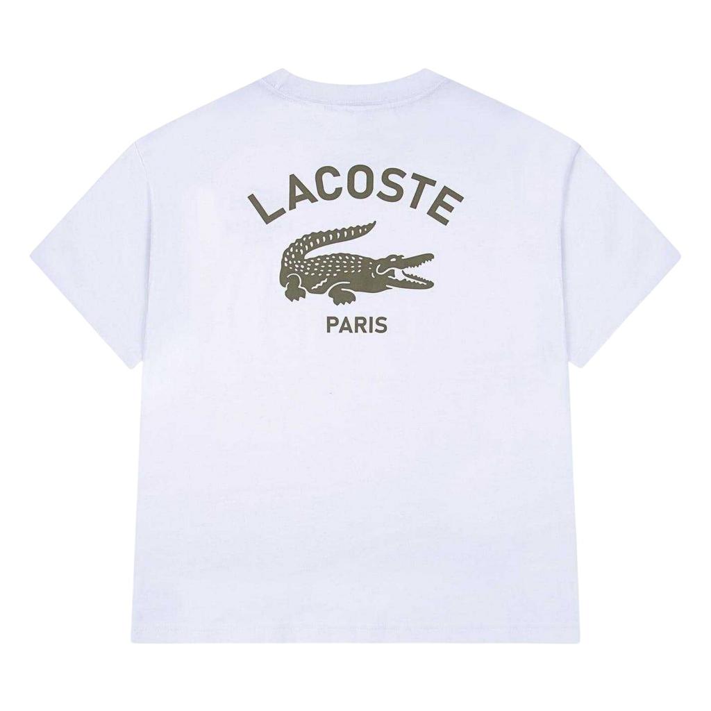 Lacoste Childrens/Kids Paris Logo Regular T-Shirt