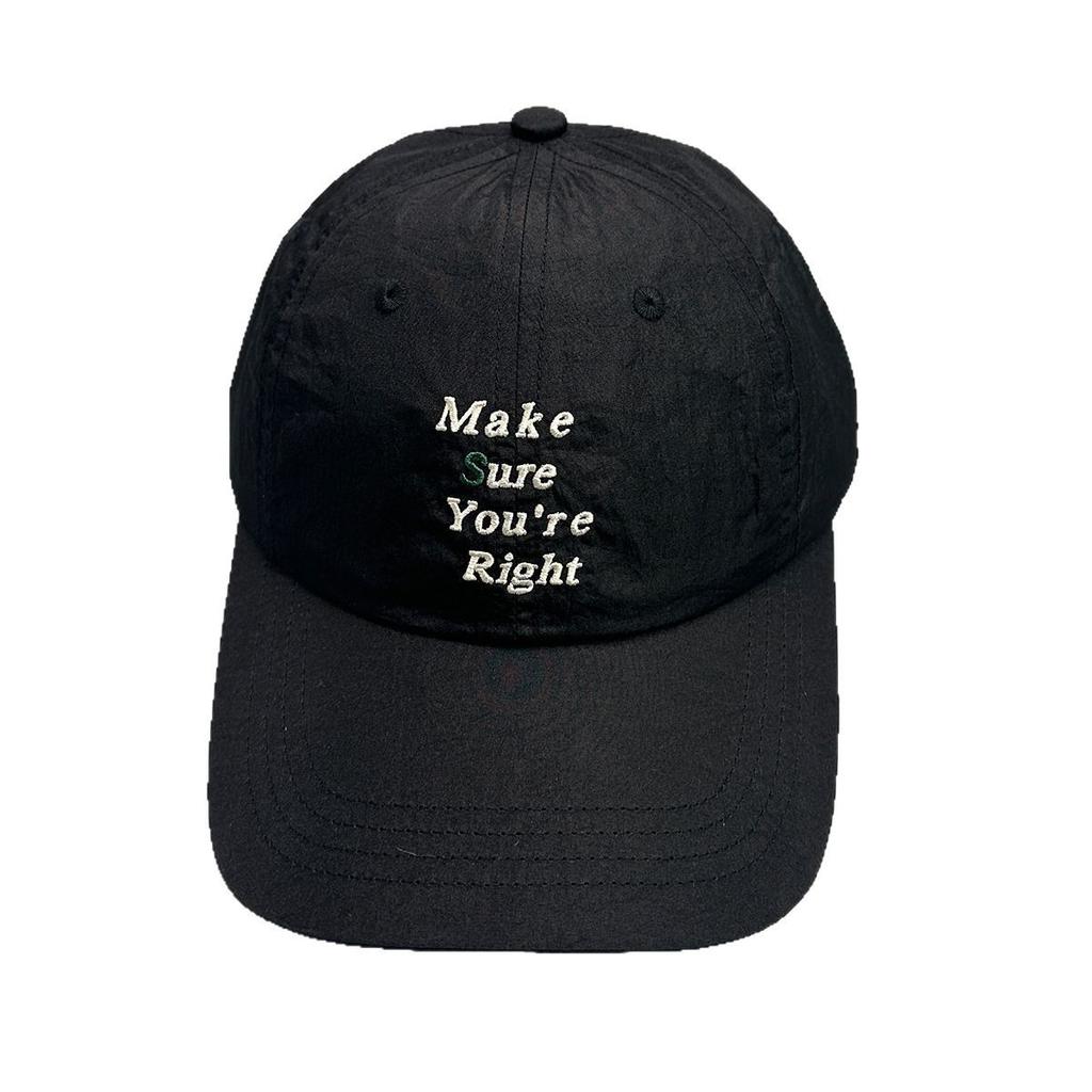 Embroidery Colored Small Letters Quick-Drying Baseball Cap Men'S And Women'S Sunshade Casual Shopping Cap