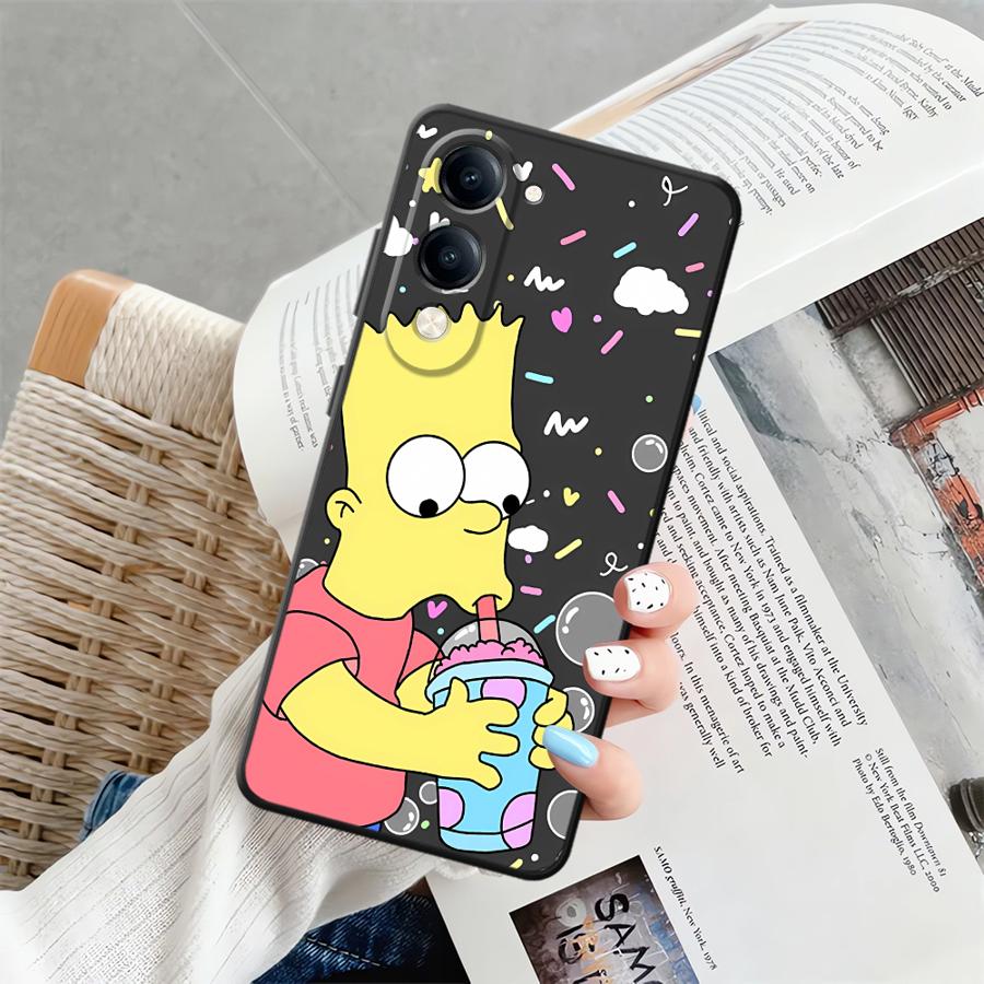 Case for Vivo Y31 Y36 Y27 Y16 Y17 Y12 Y15S Y33S Y35 Y19 Y22 Y30 Y02 Y11 Y20 Y21 Phone Cover Fun S-simpsons