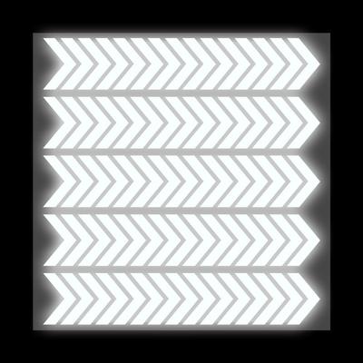 Waterproof Reflective Transfer Arrow Film for Clothing Sportswear Safety Work Uniform Heat Press Vinyl Decoration 16x16cm