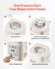 VEVOR Upright Automatic Ice Cream Maker with Built-in Compressor, 1L No Pre-freezing Gelato Maker & Frozen Yogurt Machine