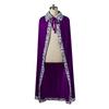 King Costume Cloak Halloween Prince Cosplay Cape Role Play Party
