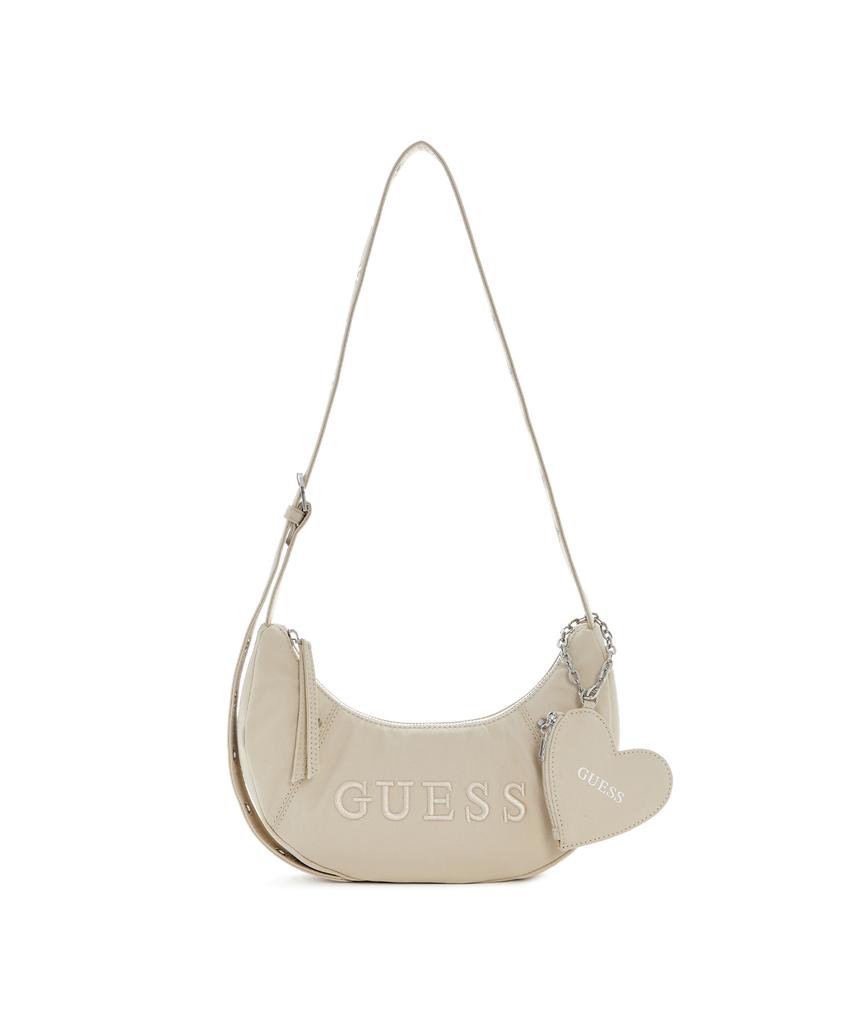 Guess Sasha_Sasha Heart Keyring Woven Crescent Bag Hq2A3A55