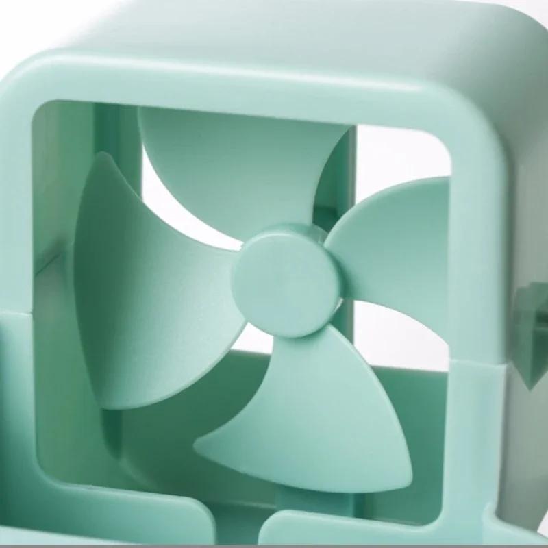 Floor Standing Fan Non Perforated Fan Cooler Household Hanging with Ice Cubes for Cooling
