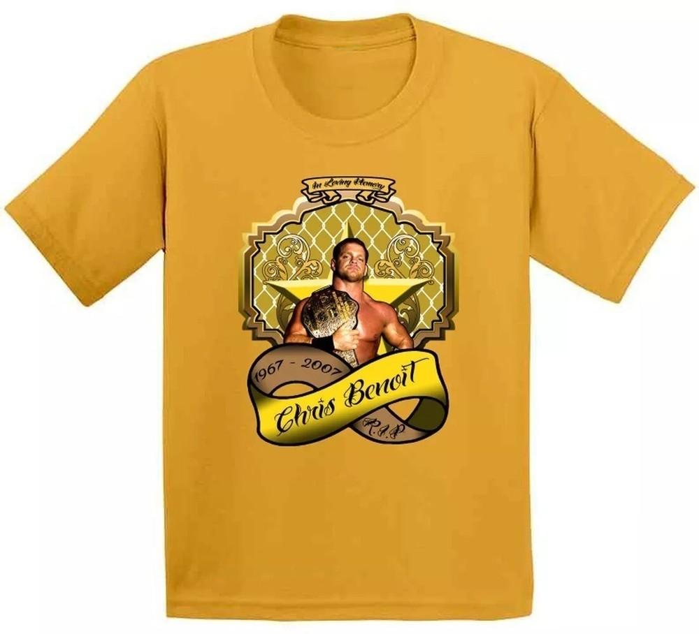 Vintage Wrestling Tribute Tee; Retro Graphic Shirt; Yellow Unisex Fan Top Unisex T-Shirt XXXXL