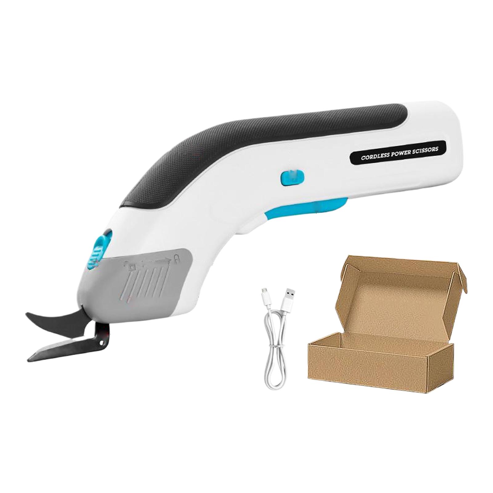 

New Cordless Electric Tailoring Scissors USB Charging Suitable for Cutting Cotton Fabric/Leather/Cloth and Other Materials