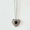 Baroque Vintage Heart-Shaped Photo Box Pendant Necklace Jewelry Photo Picture Locket