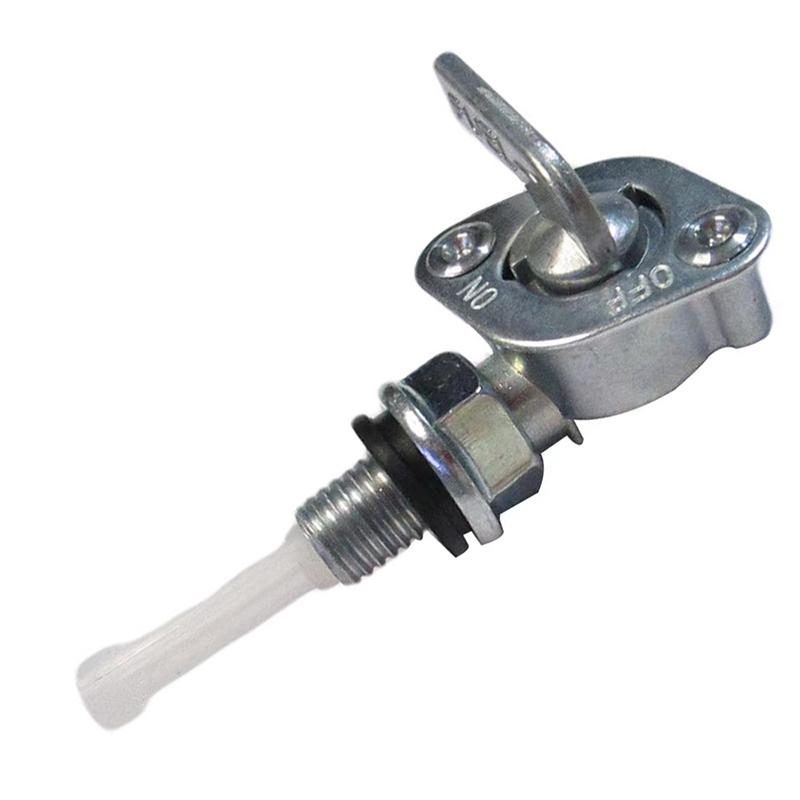 ON/OFF Universal Fuel Shut Off Valve Tap Replacement For Generator Gas Engine Tank Switch Fit 1/4" Hose Tap Fuel System 2
