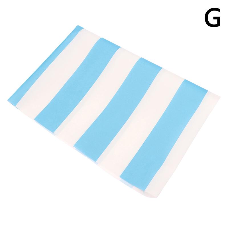 420D  Striped Print Oxford Fabric Waterproof Fabric Canopy Tent Umbrella Cloth Pu Coated 50X150Cm Sunshade