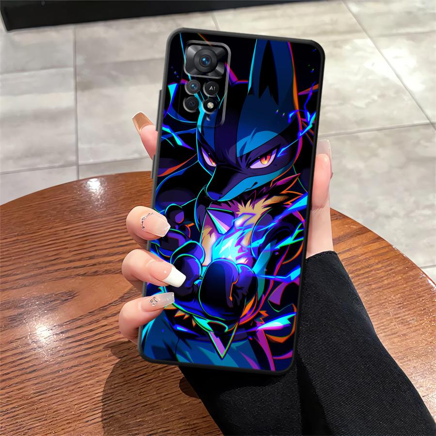 Cool Pokemon Pikachu Case for Xiaomi Redmi Note 7 8 10 14 12 Pro 10S 9S 11 11s 12s 9 13 Pro Plus Funda Phone Cover