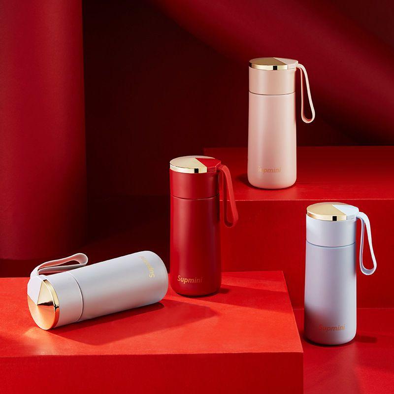 Intelligence Thermos Cup 180ml Vacuum Flasks Portable Stainless Steel Thermos Cup Water Bottle Travel Tea Mug Office Thermos Cup
