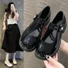 New Thick-soled Women's Single Shoes and Large-headed Shoes