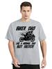 New Motorcycle Men's Clothing Oversized T-shirt Biker Dad Like A Normal Dad But Faster T Shirt Cotton O-neck Tops Casual Tshirt