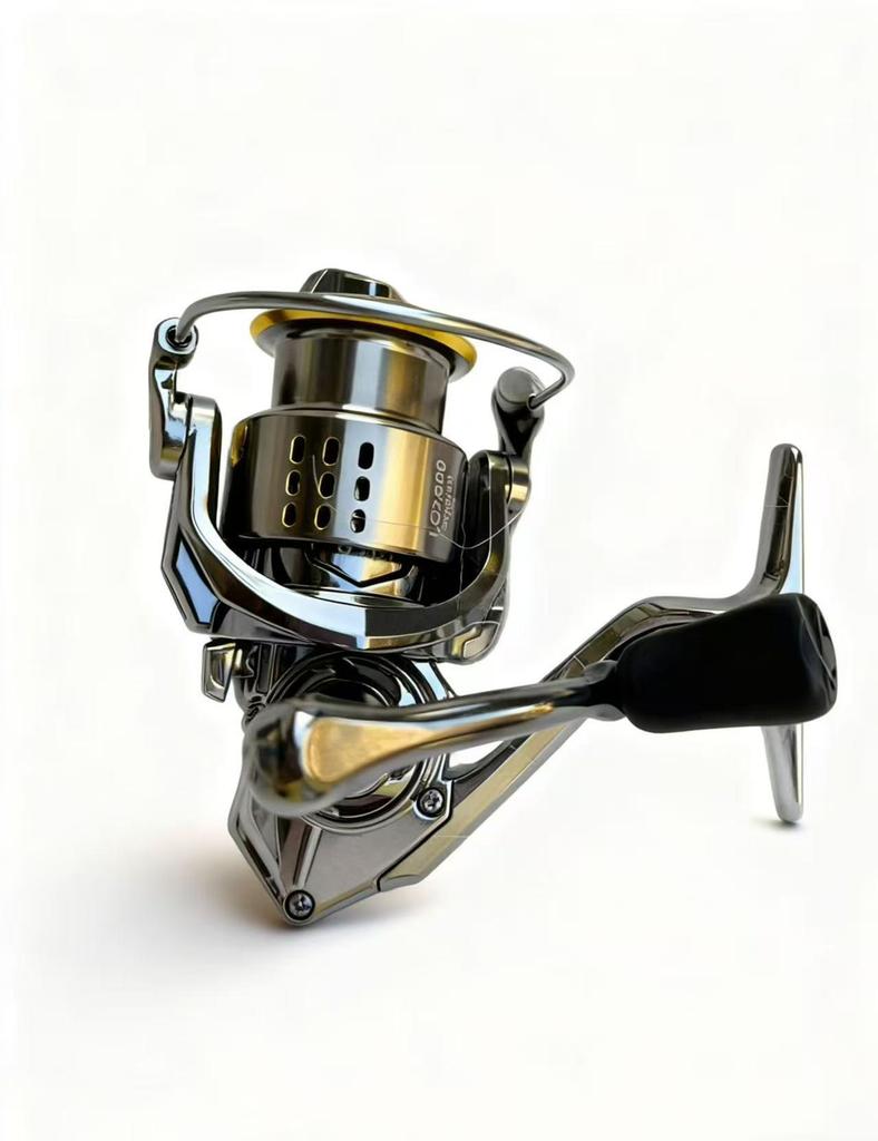 Electroplated Micro Lure Spinning Reel – Interchangeable Left/Right Hand – Long Cast Design