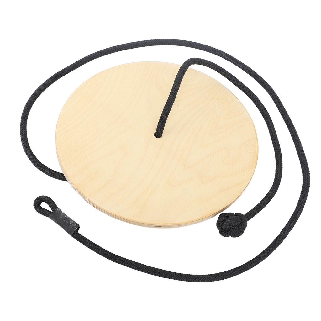 Wooden Disc Rope Swing Train Balance Heavy Duty Adjustable Round Disc Tree Swing for Indoor Outdoor
