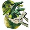 Dragon Baby Born Legendary Egg - Dragon Has Three Heads Green