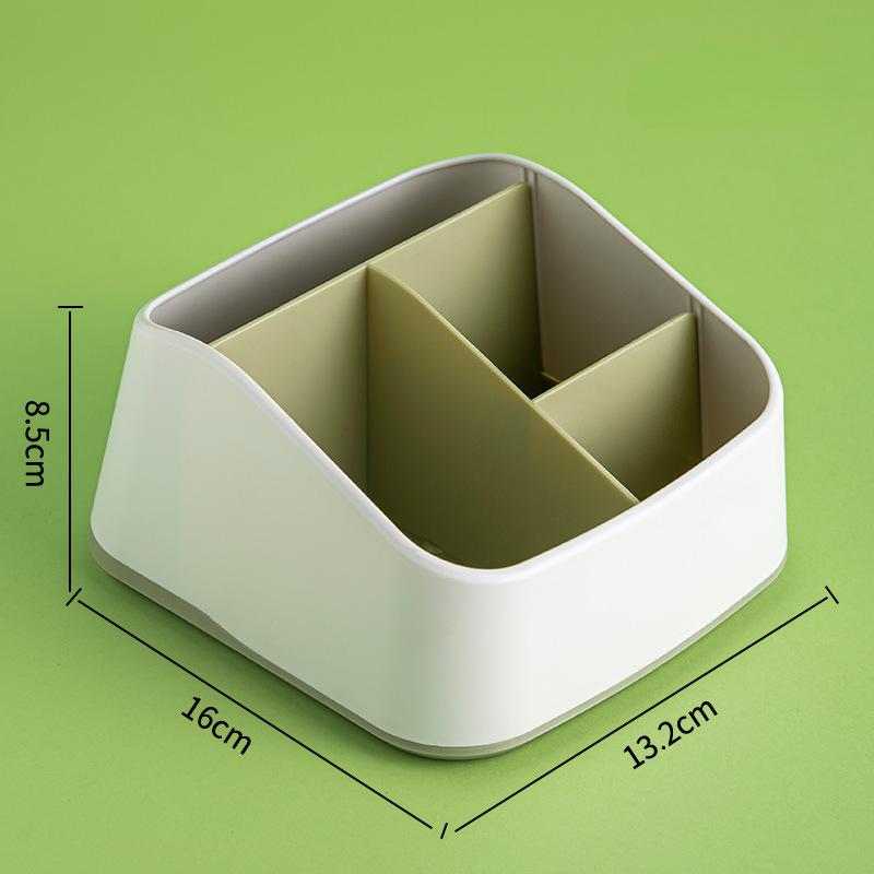 Remote Control Holder 4 Slot Desktop Storage Box TV Remote Control Phone Storage Holder Stationery Organizer Home Organizer