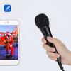 Przenośny, ręczny, przewodowy, dynamiczny mikrofon z ruchomą cewką, czysty głos do karaoke