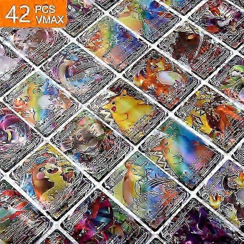 100pcs extremely rare cards, including 58V and 42VMAX - no duplicates - perfect gifts for kids and collectors