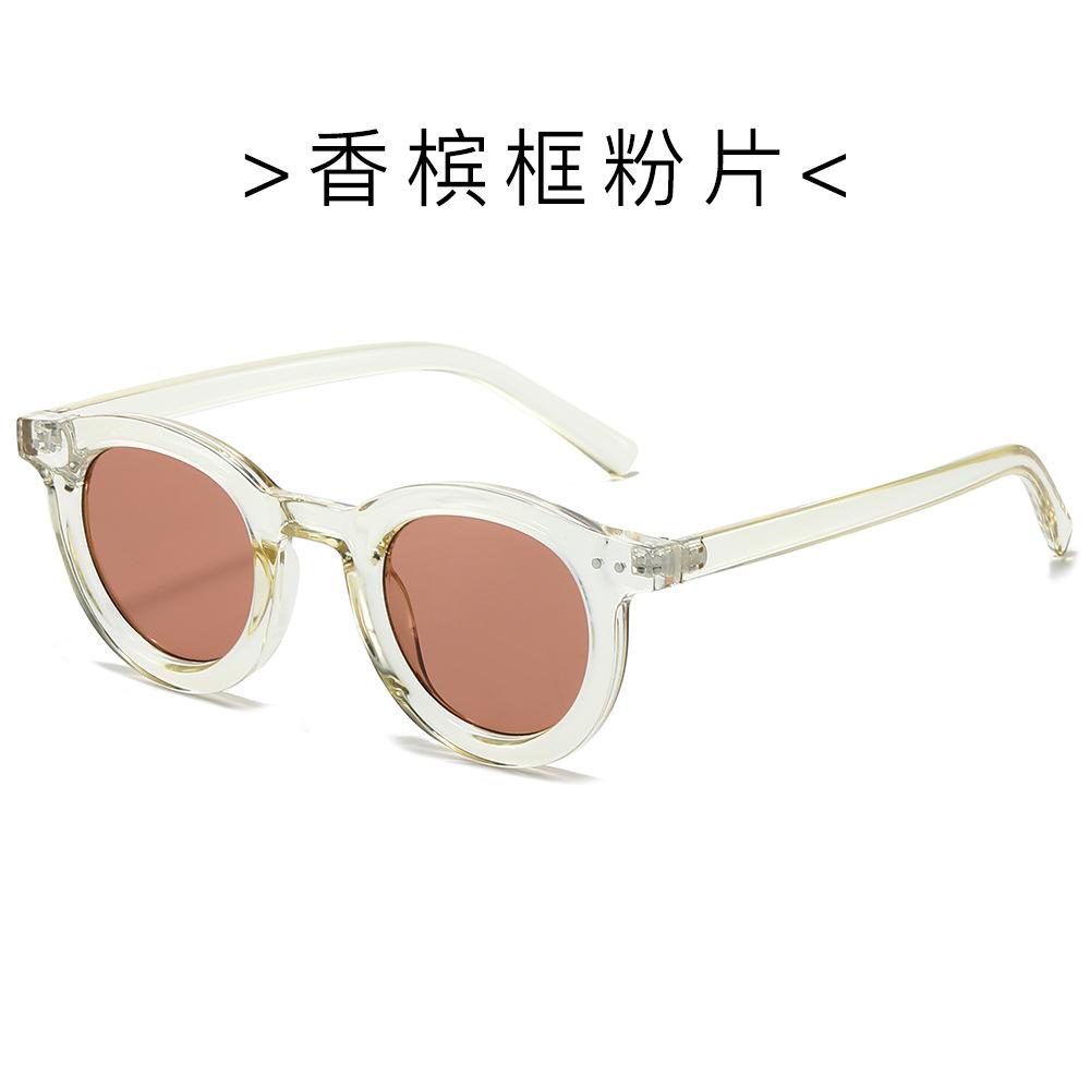 High Quality New Men Circular Sunglasses Women Luxury  Designer Sun Glasses Women's Summer Trend Eyewear UV400 Sun Glasses