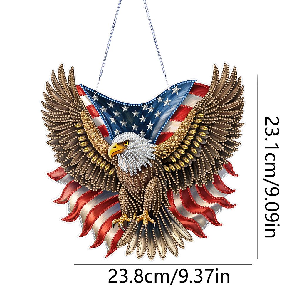 Pinguin 5D DIY Diamantmalerei Punkte Anhänger Diamantmalerei Ornamente Diamantmalerei Hängeanhänger für Garten Fenster Dekoration